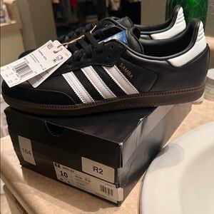 Adidas Samba Black and White Sneakers